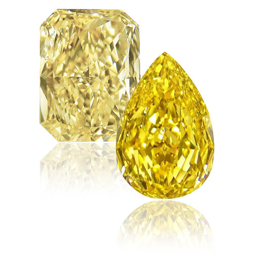 Fancy Intense Yellow Green GIA・AGT0.56ct Natural Yellow Diamonds 
