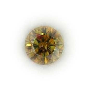 1.17ct Round Brilliant, Fancy Deep Brown-Yellow Diamond - GIA
