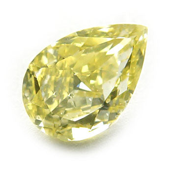 0.74ct Pear Shape, Fancy Intense Yellow Diamond - GIA