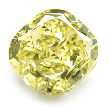 1.73ct Cushion, Fancy Intense Yellow Diamond, SI1 - GIA