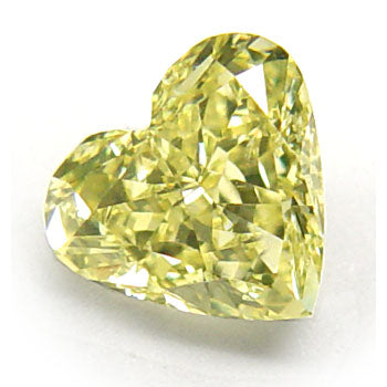1.00ct Heart Shape, Fancy Yellow Diamond