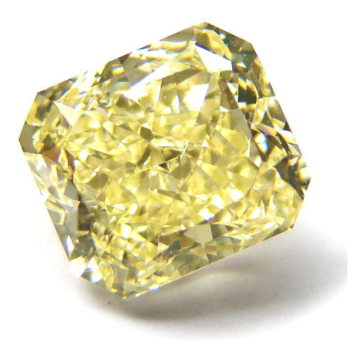 3.41ct Radiant, Fancy Yellow Diamond, VS1 - GIA