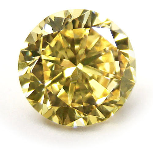 3.01ct Round Brilliant, Fancy Intense Yellow Diamond, Flawless - GIA