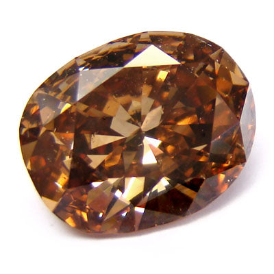 3.20ct Cushion, Fancy Dark Orange Brown Diamond Ring, SI1 - GIA