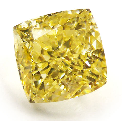 1.51ct Radiant, Fancy Intense Yellow Diamond, VS2 - GIA