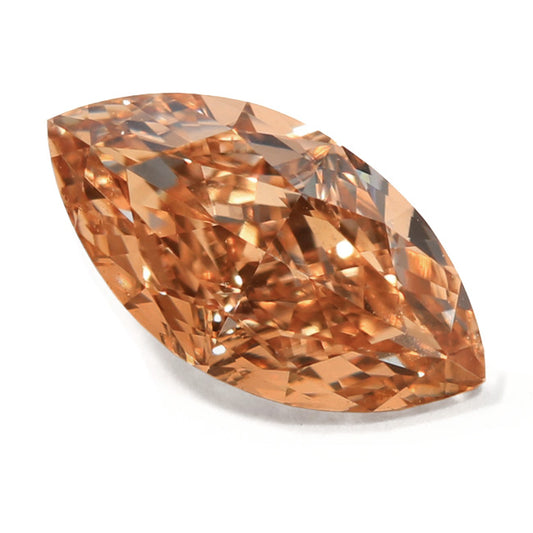 1.20ct Marquise, Fancy Brown Orange Diamond, VVS2 - GIA