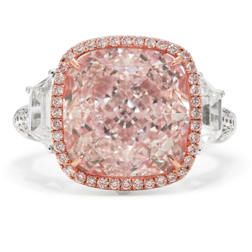 Cushion, Pink Diamond Ring
