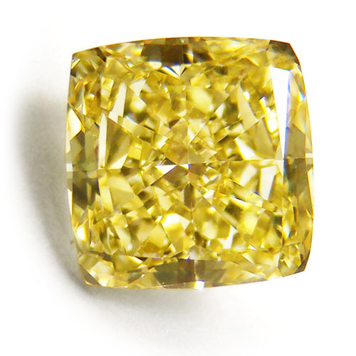 View 1.59 ct. Radiant Fancy Intense Yellow