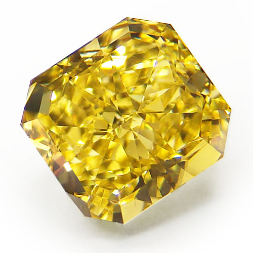 View 1.6 ct. Radiant Fancy Vivid Yellow (Flawless)