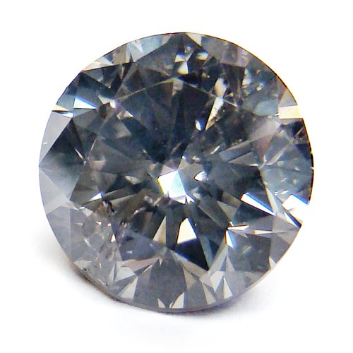 View 3.08 ct. Round Fancy Gray