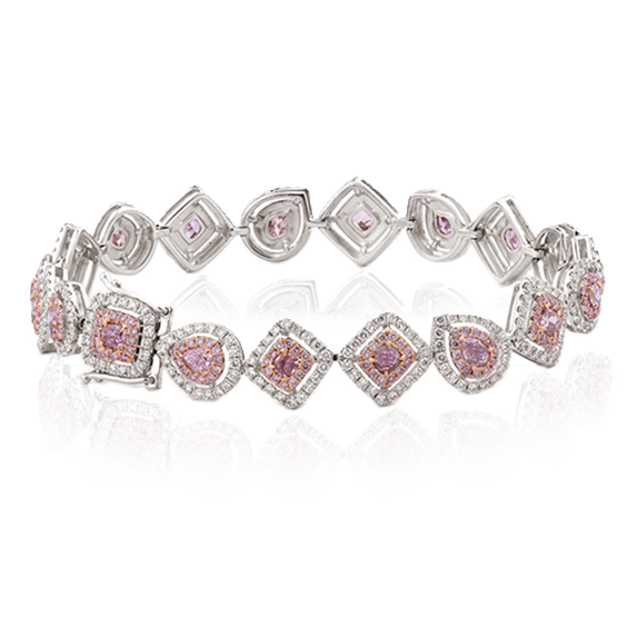 Pink Diamond Bracelets