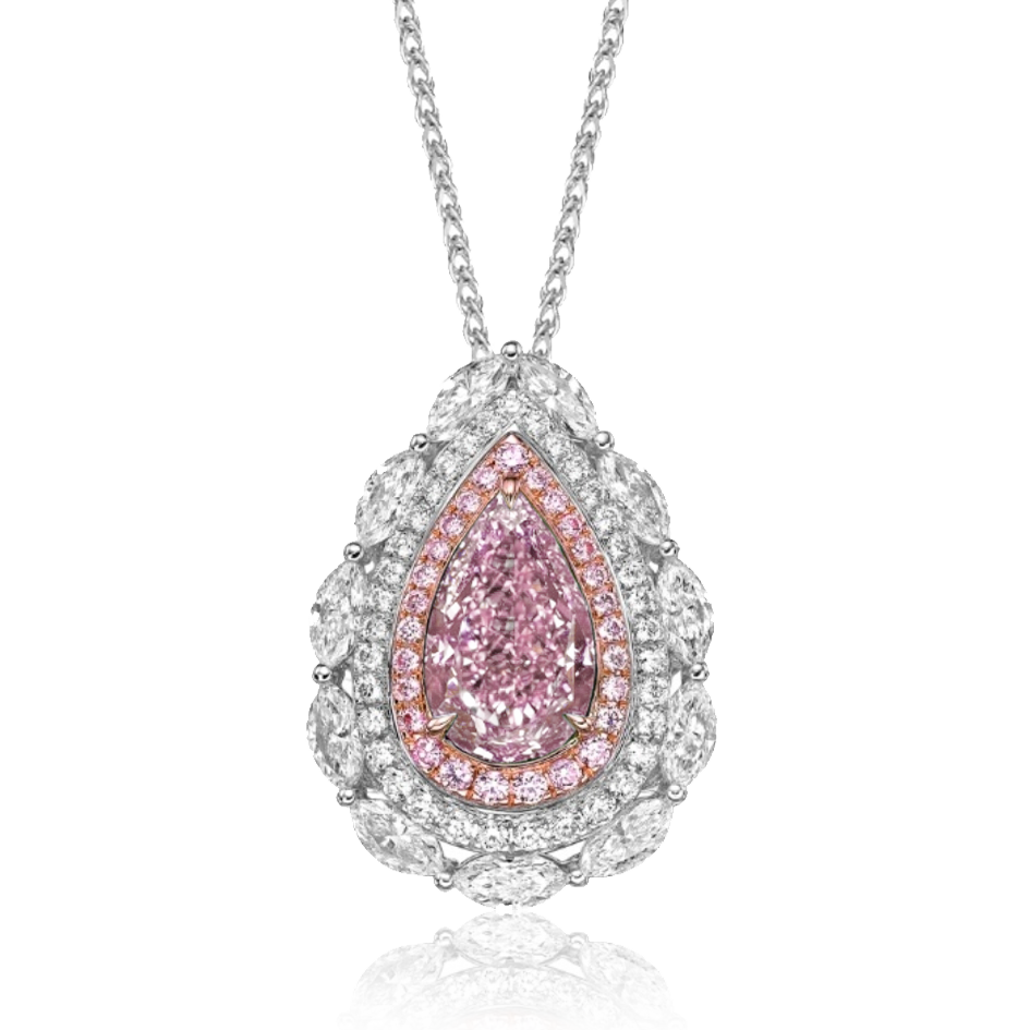 Pink Diamond Necklace & Pendants
