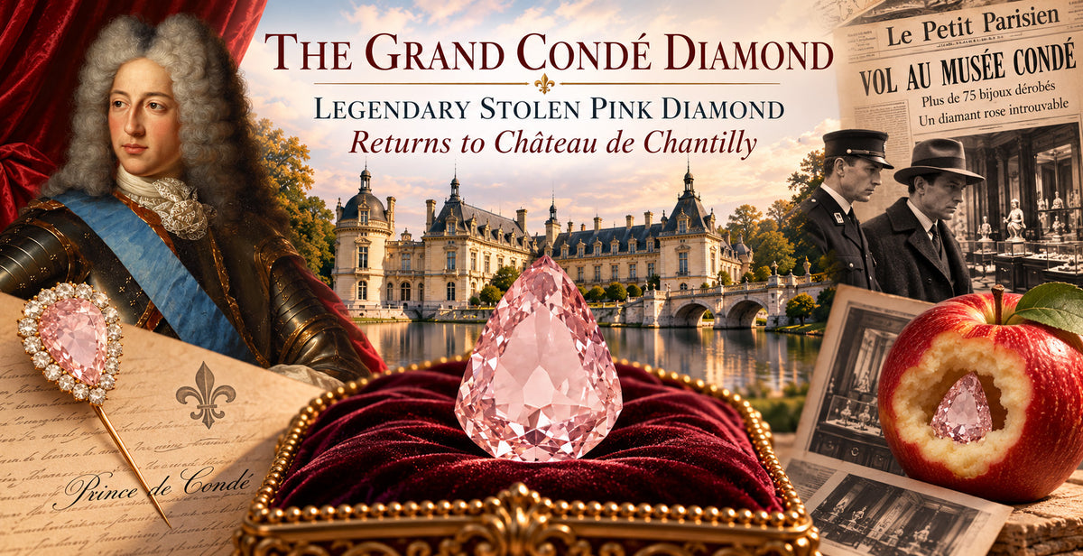 Featured article of The Grand Condé Diamond history and story