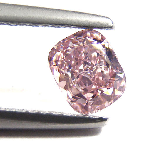 0.76ct Cushion, Fancy Intense Purplish Pink Diamond, VS1 - GIA