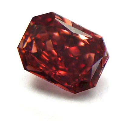 Radiant, Natural Fancy Red Diamond