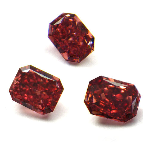 Radiant, Fancy Red Diamonds