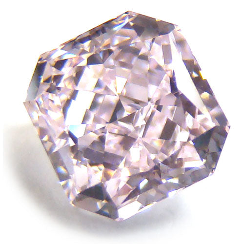 1.52ct Radiant, Fancy Light Purplish Pink Diamond, Flawless - GIA
