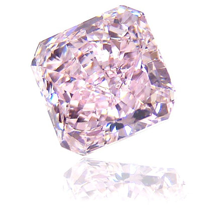 1.23ct Radiant, Fancy Purplish Pink DIamond (Type IIa), Flawless - GIA