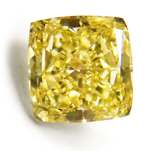 1.59ct Radiant, Fancy Intense Yellow Diamond, VS1 - GIA