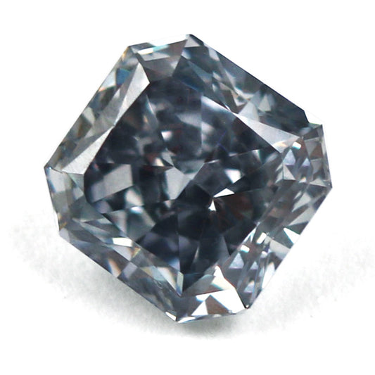 1.05ct Radiant, Fancy Blue Gray Diamond, VS2 - GIA
