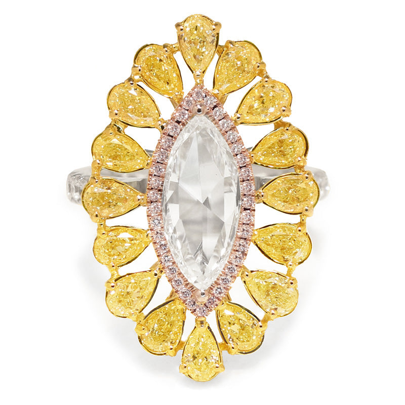 Marquise, Rose Cut Diamond
