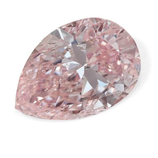 Pear Shape, Fancy Purplish Pink Diamond