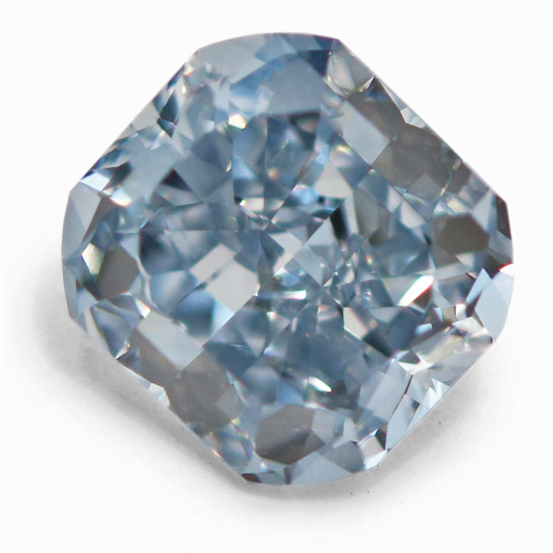 Cushion, Fancy Intense Blue Diamond