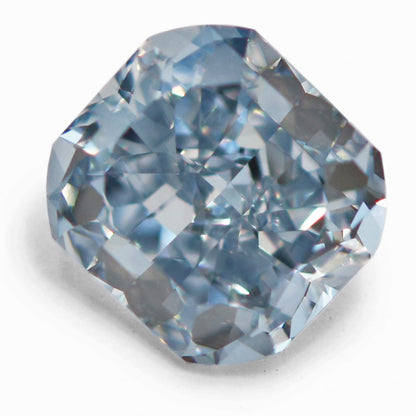 Cushion, Fancy Intense Blue Diamond