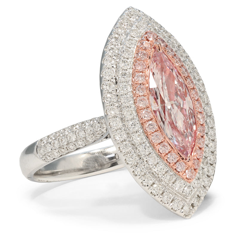 Marquise, Pink Diamond Ring