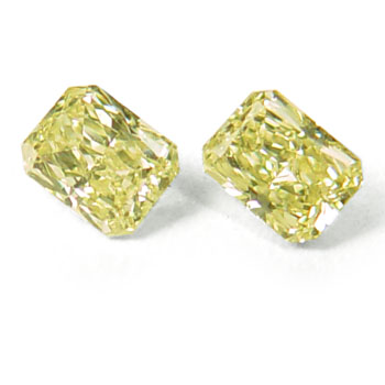 View 0.87 ct. Radiant Fancy Intense Yellow