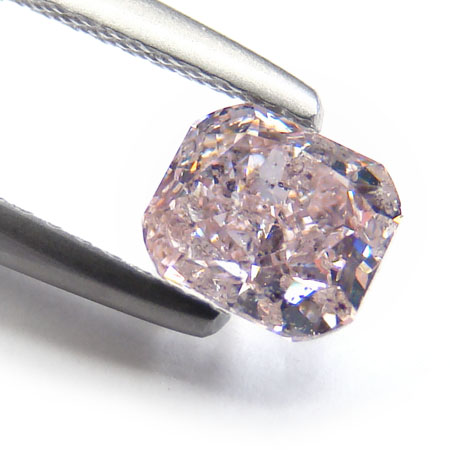 View 0.9 ct. Radiant Fancy b. Pink