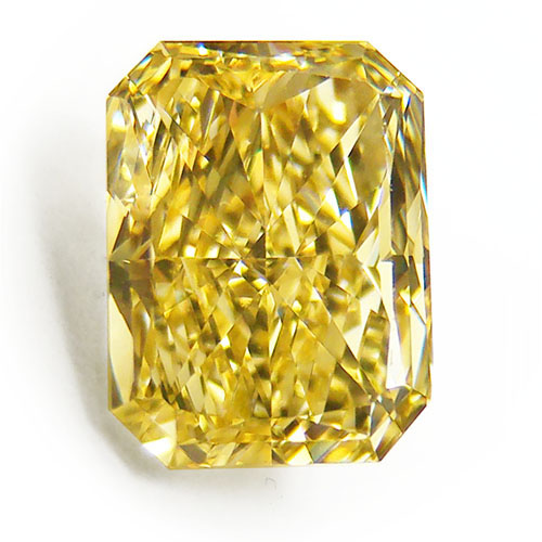 View 2.16 ct. Radiant Fancy Intense Yellow (Flawless)