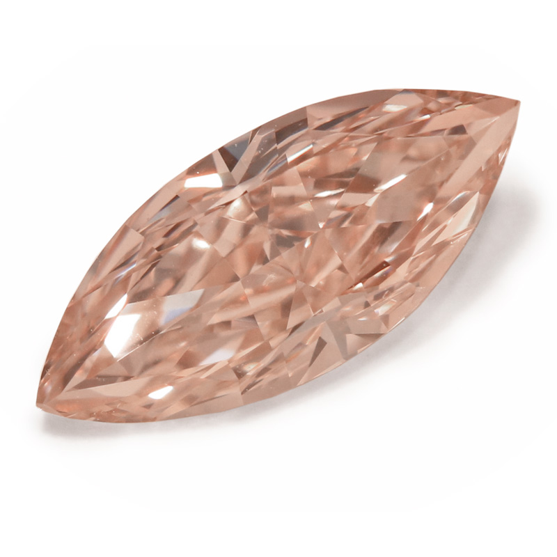 View 1.09 ct. Marquise Fancy Pink Brown