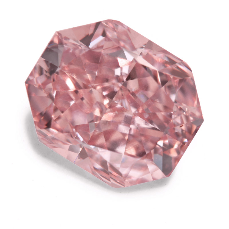 View 1.07 ct. Radiant Fancy Intense Pink