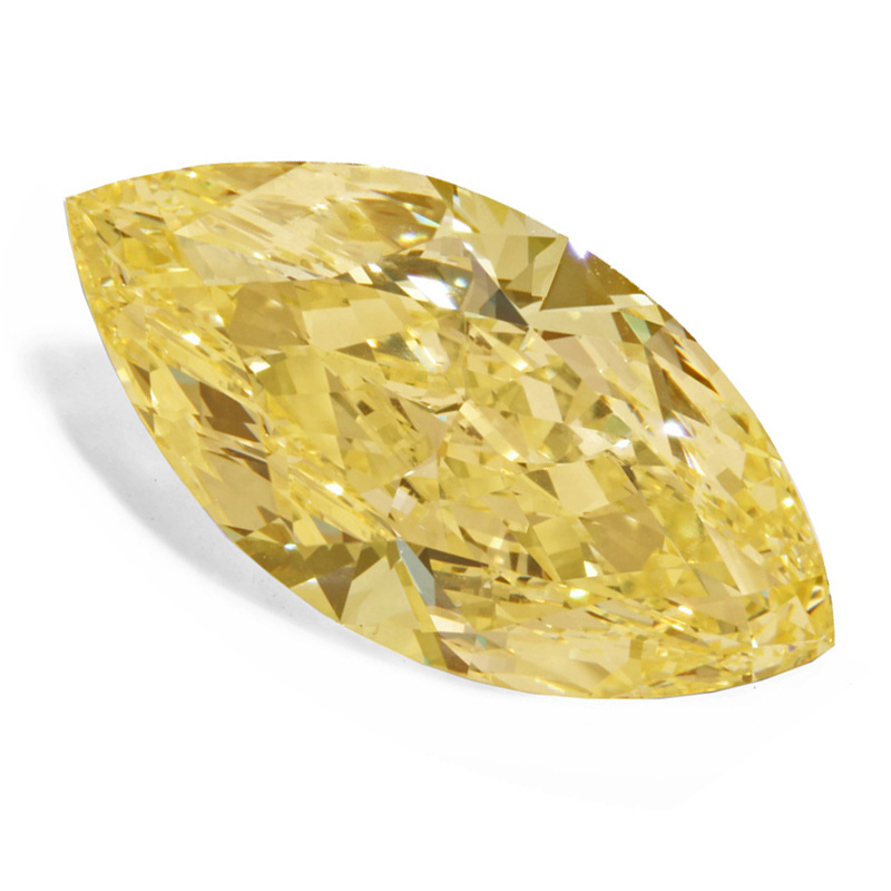 View 12.16 ct. Marquise Fancy Yellow